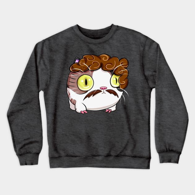 PretzelPuss Crewneck Sweatshirt by 8BitVal